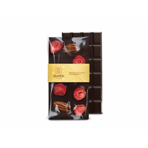 Čokoládovňa Janek Horká čokoláda s pekánmi a lyofilizovanými jahodami 95 g